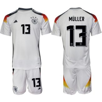 Goedkope Duitsland Thomas Muller #13 Thuisshirt EK 2024 Voetbalshirts 2024/25 Korte Mouw (+ Korte broeken) Kopen