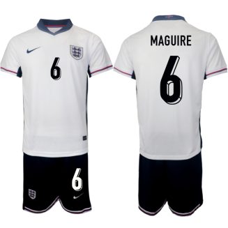 Goedkope Engeland Harry Maguire #6 Thuisshirt EK 2024 Voetbalshirts 2024/25 Korte Mouw (+ Korte broeken) Kopen