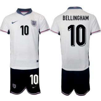 Goedkope Engeland Jude Bellingham #10 Thuisshirt EK 2024 Voetbalshirts 2024/25 Korte Mouw (+ Korte broeken) Kopen