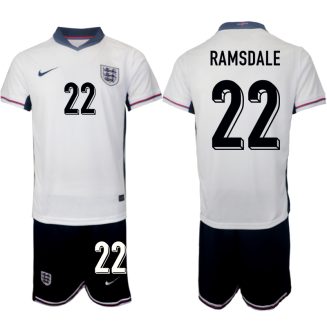 Goedkope Engeland Ramsdale #22 Thuisshirt EK 2024 Voetbalshirts 2024/25 Korte Mouw (+ Korte broeken) Kopen