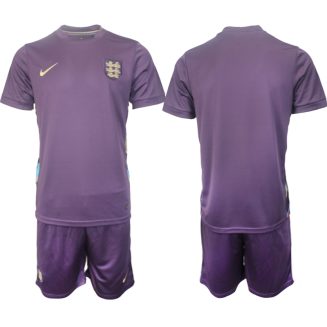 Goedkope Engeland Uitshirt EK 2024 Voetbalshirts 2024/25 Korte Mouw (+ Korte broeken) Kopen