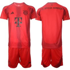 Goedkope FC Bayern München Voetbalshirts 2024/25 Thuisshirt Korte Mouw (+ Korte broeken) Kopen