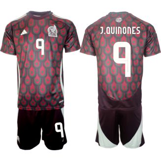 Goedkope Mexico Julian Quinones #9 Thuisshirt Copa América 2024 Voetbalshirts 2024/25 Korte Mouw (+ Korte broeken) Kopen