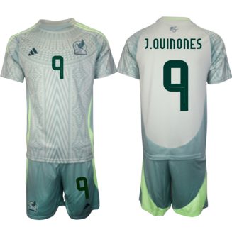 Goedkope Mexico Julian Quinones #9 Uitshirt Copa América 2024 Voetbalshirts 2024/25 Korte Mouw (+ Korte broeken) Kopen