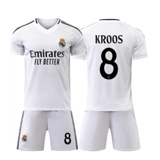 Goedkope Real Madrid Toni Kroos #8 Thuisshirt 2024/25 Voetbalshirts Korte Mouw (+ Korte broeken) Kopen