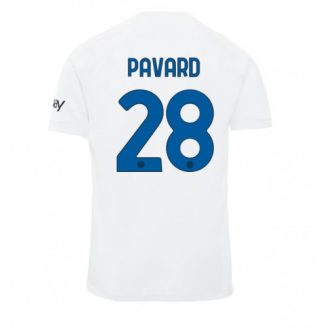 Inter Milan Benjamin Pavard #28 Uitshirt 2023-2024 Voetbalshirts Korte Mouw