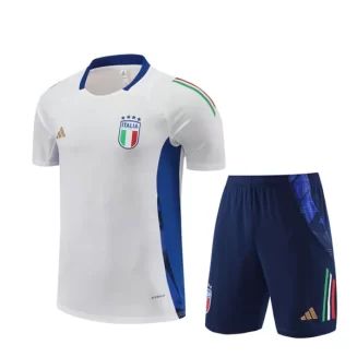 Italië 2024-25 Trainingsshirt Pakken Wit