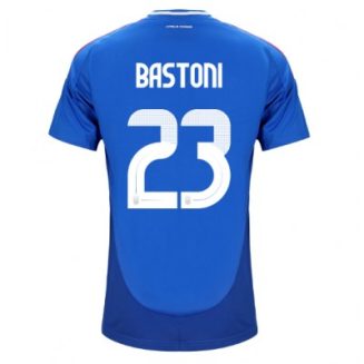 Italië Alessandro Bastoni #23 Thuisshirt EK 2024 Voetbalshirts Korte Mouw