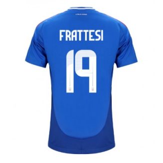 Italië Davide Frattesi #19 Thuisshirt EK 2024 Voetbalshirts Korte Mouw