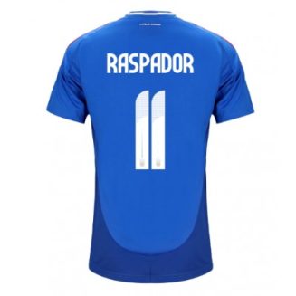 Italië Giacomo Raspadori #11 Thuisshirt EK 2024 Voetbalshirts Korte Mouw