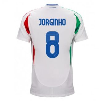 Italië Jorginho Frello #8 Uitshirt EK 2024 Voetbalshirts Korte Mouw