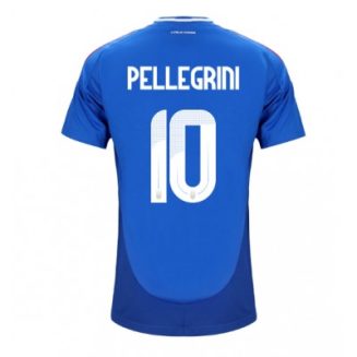 Italië Lorenzo Pellegrini #10 Thuisshirt EK 2024 Voetbalshirts Korte Mouw