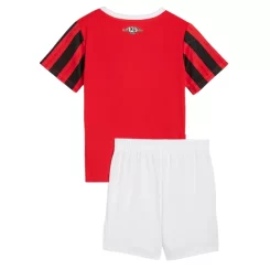 Kids AC Milan Thuisshirt 2024-2025 Voetbalshirts Korte Mouw (+ Korte broeken)-1