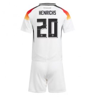 Kids Duitsland Benjamin Henrichs #20 Thuisshirt EK 2024 Voetbalshirts Korte Mouw (+ Korte broeken)