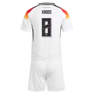 Kids Duitsland Toni Kroos #8 Thuisshirt EK 2024 Voetbalshirts Korte Mouw (+ Korte broeken)