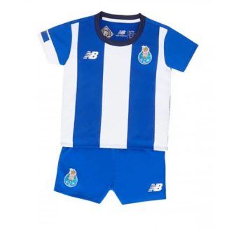 Kids FC Porto Thuisshirt 2023-2024 Voetbalshirts Korte Mouw (+ Korte broeken)
