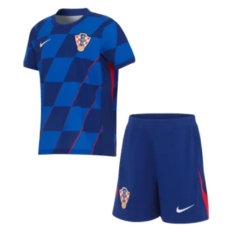 Kids Kroatië Uitshirt EK 2024 Voetbalshirts Korte Mouw (+ Korte broeken)