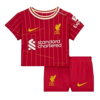 Kids Liverpool Thuisshirt 2024-2025 Voetbalshirts Korte Mouw (+ Korte broeken)