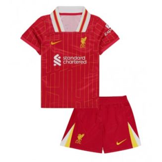 Kids Liverpool Thuisshirt 2024/25 Voetbalshirts Korte Mouw (+ Korte broeken)