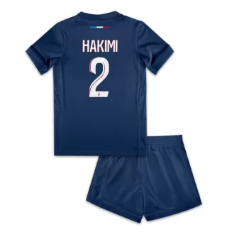 Kids Paris Saint Germain PSG Achraf Hakimi #2 Thuisshirt 2024-2025 Voetbalshirts Korte Mouw (+ Korte broeken)