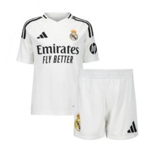 Kids Real Madrid Thuisshirt 2024/25 Voetbalshirts Korte Mouw (+ Korte broeken)