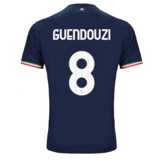 Lazio Matteo Guendouzi #8 Uitshirt 2023-2024 Voetbalshirts Korte Mouw