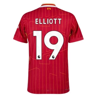 Liverpool Harvey Elliott #19 Thuisshirt 2024-2025 Voetbalshirts Korte Mouw