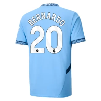 Manchester City Bernardo Silva #20 Thuisshirt 2024-2025 Voetbalshirts Korte Mouw