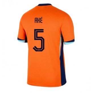 Nederland Nathan Ake #5 Thuisshirt EK 2024 Voetbalshirts Korte Mouw