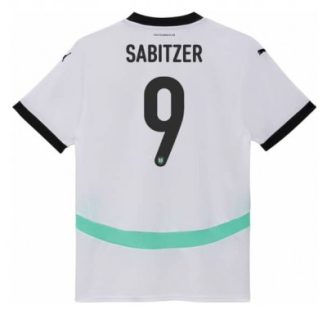Oostenrijk Marcel Sabitzer #9 Uitshirt EK 2024 Voetbalshirts Korte Mouw