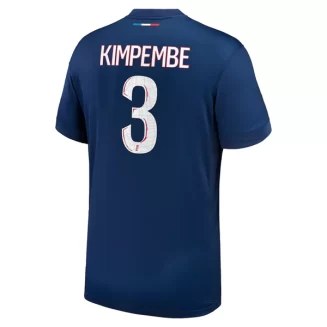 Paris Saint Germain PSG Presnel Kimpembe #3 Thuisshirt 2024-2025 Voetbalshirts Korte Mouw