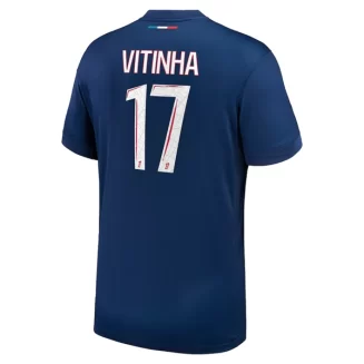 Paris Saint Germain PSG Vitinha Ferreira #17 Thuisshirt 2024-2025 Voetbalshirts Korte Mouw