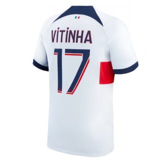 Paris Saint-Germain Vitinha Ferreira #17 Uitshirt 2023-2024 Voetbalshirts Korte Mouw