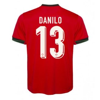 Portugal Danilo Pereira #13 Thuisshirt EK 2024 Voetbalshirts Korte Mouw