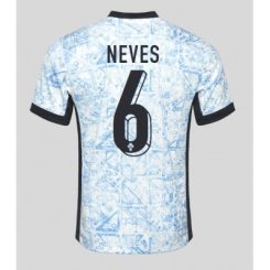 Portugal Joao Neves #6 Uitshirt EK 2024 Voetbalshirts Korte Mouw