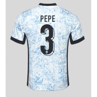 Portugal Pepe #3 Uitshirt EK 2024 Voetbalshirts Korte Mouw