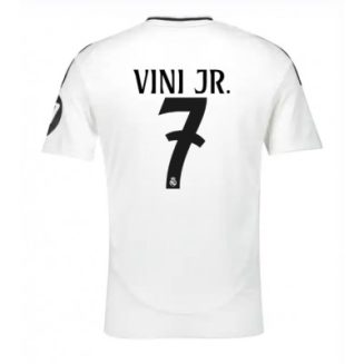 Real Madrid Vinicius Junior #7 Thuisshirt 2024/25 Voetbalshirts Korte Mouw
