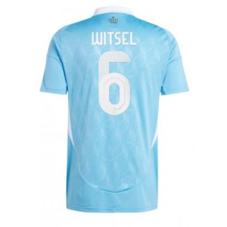 België Axel Witsel #6 Uitshirt EK 2024 Voetbalshirts Korte Mouw