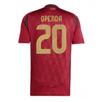 België Lois Openda #20 Thuisshirt EK 2024 Voetbalshirts Korte Mouw