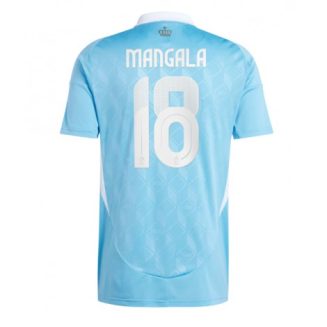 België Orel Mangala #18 Uitshirt EK 2024 Voetbalshirts Korte Mouw