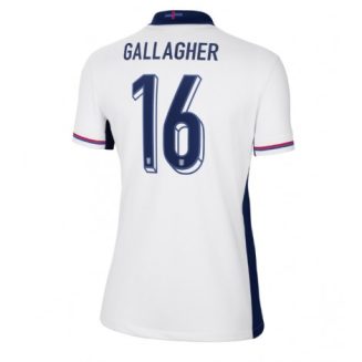 Dames Engeland Conor Gallagher #16 Thuisshirt EK 2024 Voetbalshirts Korte Mouw