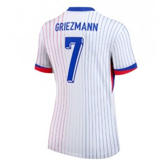 Dames Frankrijk Antoine Griezmann #7 Uitshirt EK 2024 Voetbalshirts Korte Mouw