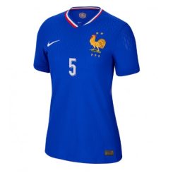 Dames Frankrijk Jules Kounde #5 Thuisshirt EK 2024 Voetbalshirts Korte Mouw-1