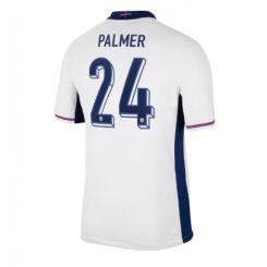 Engeland Cole Palmer #24 Thuisshirt EK 2024 Voetbalshirts Korte Mouw