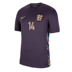 Engeland Ezri Konsa #14 Uitshirt EK 2024 Voetbalshirts Korte Mouw-1