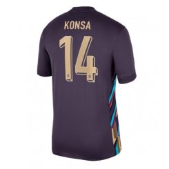 Engeland Ezri Konsa #14 Uitshirt EK 2024 Voetbalshirts Korte Mouw