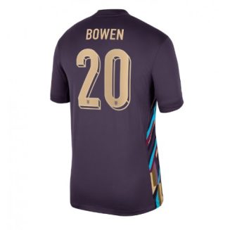 Engeland Jarrod Bowen #20 Uitshirt EK 2024 Voetbalshirts Korte Mouw