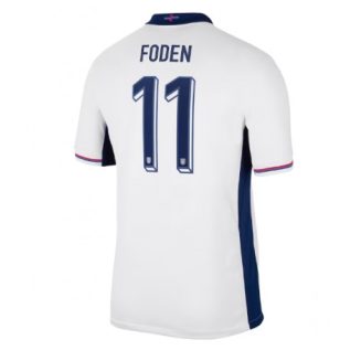 Engeland Phil Foden #11 Thuisshirt EK 2024 Voetbalshirts Korte Mouw