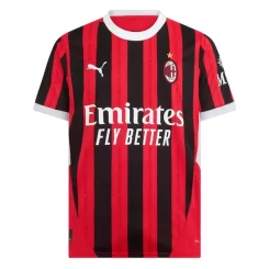 Goedkope AC Milan Christian Pulisic #11 Thuisshirt 2024-2025 Korte Mouw Kopen-1