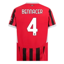 Goedkope AC Milan Ismael Bennacer #4 Thuisshirt 2024-2025 Korte Mouw Kopen